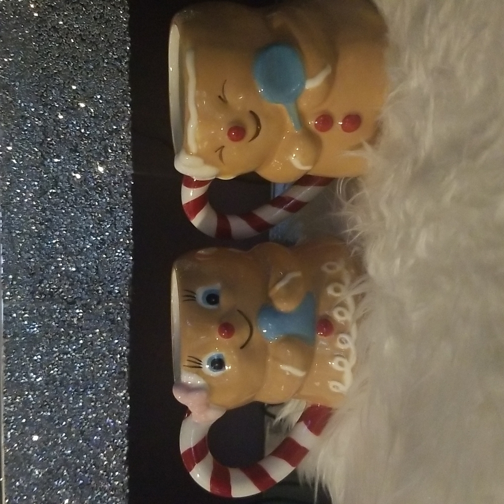 NEW Gingerbread Boy and Girl Mug